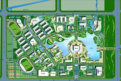 四川建筑职业学校俯视图