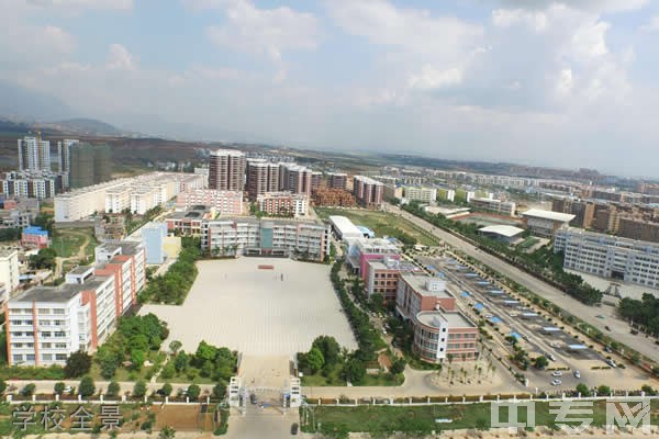 蒙自市职业高级中学学校全景